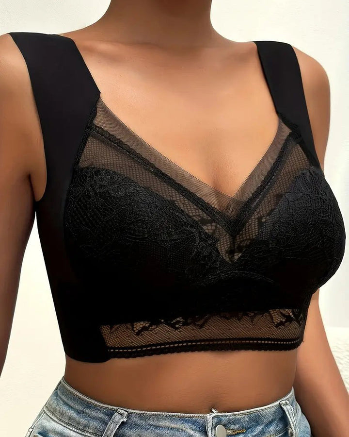 Kabelloser Spitze mit vollständiger Abdeckung bequemen Trägern Tank BH