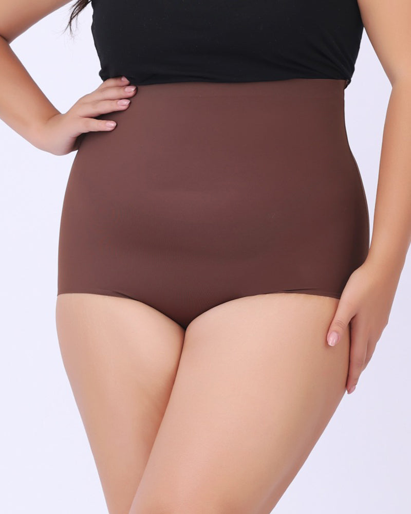 Nahtlose Hohe Taille Shapewear Slip Bauchkontrolle