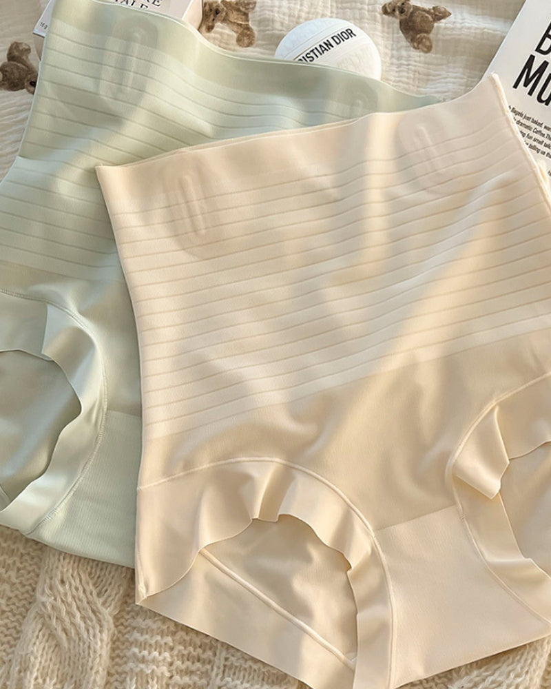 Eis Seide Nahtlose Taillen Formende Slips Hüfthub Atmungsaktive Unterhosen