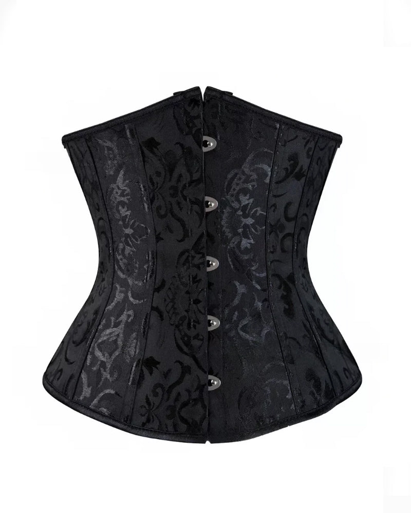 Vintage Schnürung Unterbrust Korsett Bauchweg Trägerlos Bustier Große Größen