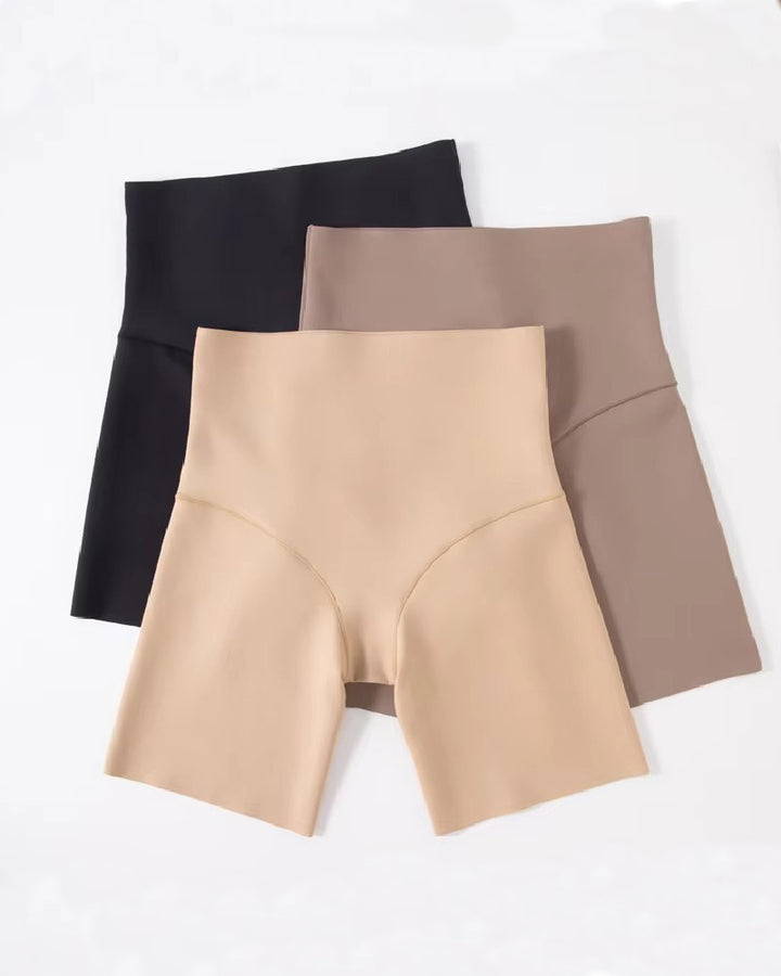 Nahtlose Elastische Bauchweg Miederhose Rutschfest Shape Shorts
