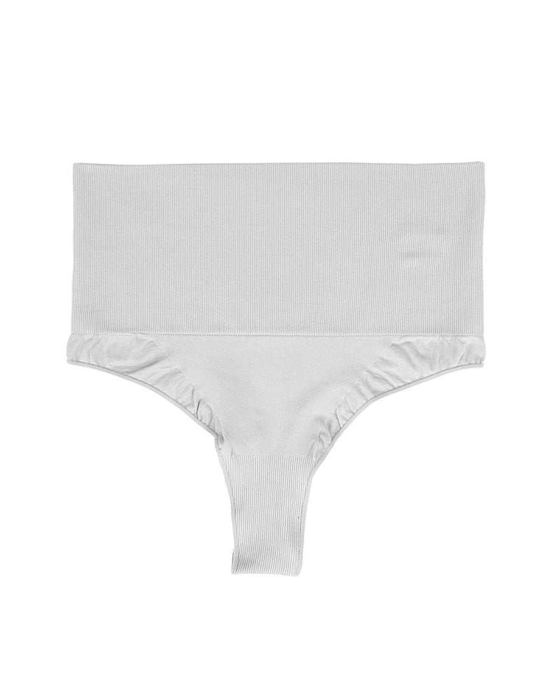 Hohe Taille Nahtloses Formendes Tanga Bauchkontrolle Unterwäsche