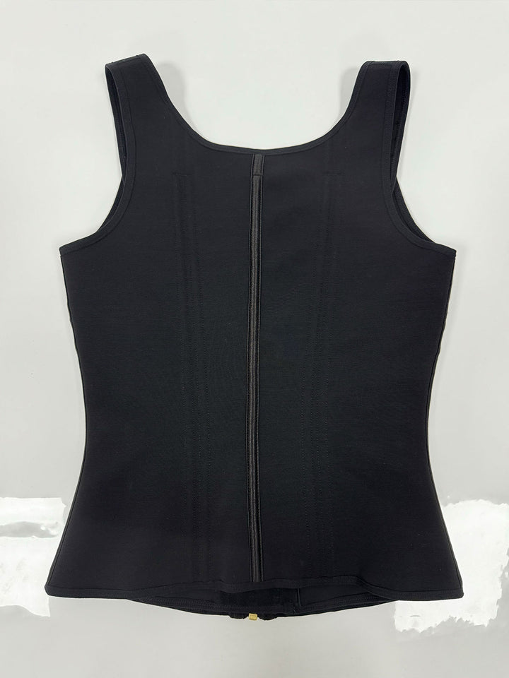 Shapshe® Damen Latex Korsett Bauchkontrolle Body Shaper Weste mit BH