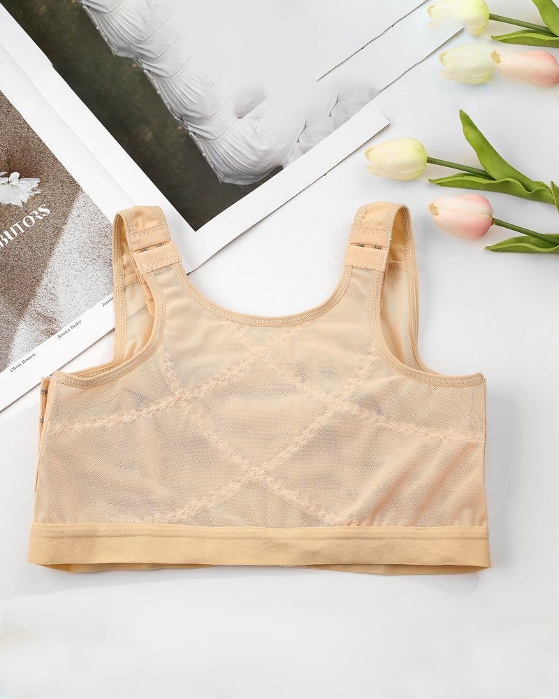 Frontverschluss Postoperative Kompression BH mit Bruststützgürtel