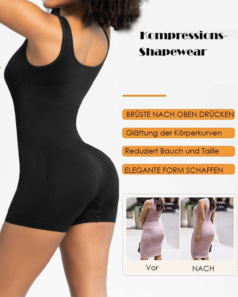 Damen Bauchweg Nahtlose Bis zur Mitte des Oberschenkels Outerwear Bodysuit Shapewear