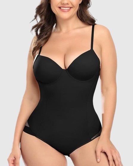 Shapshe® Brust Push up Po-Lift Bodysuit Shapewear mit BH