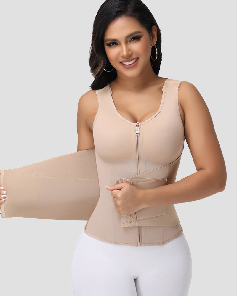 Shapshe® Taillentrainer Damen Reißverschluss Doppelter Druck