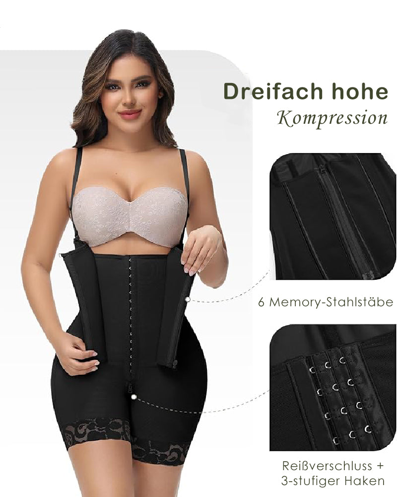 Shapshe® Hoher Kompression BBL Shapewear mit extremem Taillengürtel