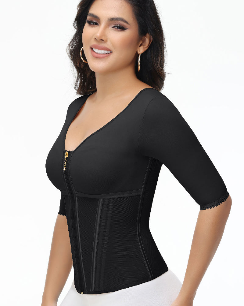 Shapshe® Fajas Colombianas V Ausschnitt Korsett Shapewear Top
