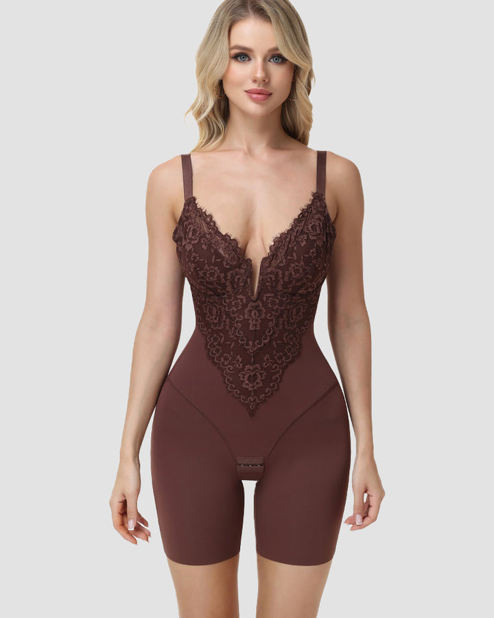 Shapshe® Shapewear mit Tiefem Ausschnitt und Hakenverschluss