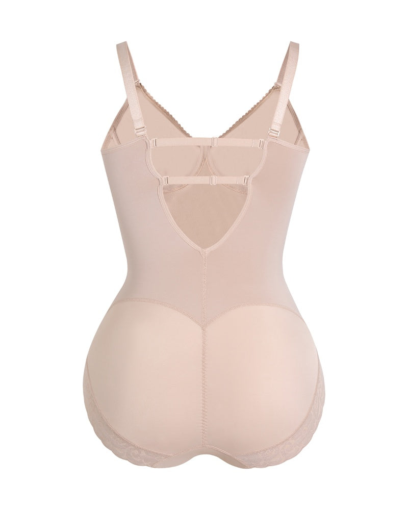 Shapshe® Spitzenbesatz Integriertem BH Shapewear Bodysuit