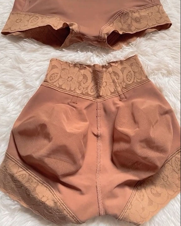 Shapshe® Spitzenpatchwork Bauchweg Po Lift Shape Unterwäsche