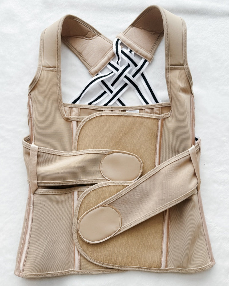 Shapshe® Fajas Colombianas Taillentrainer mit Rückenstütze