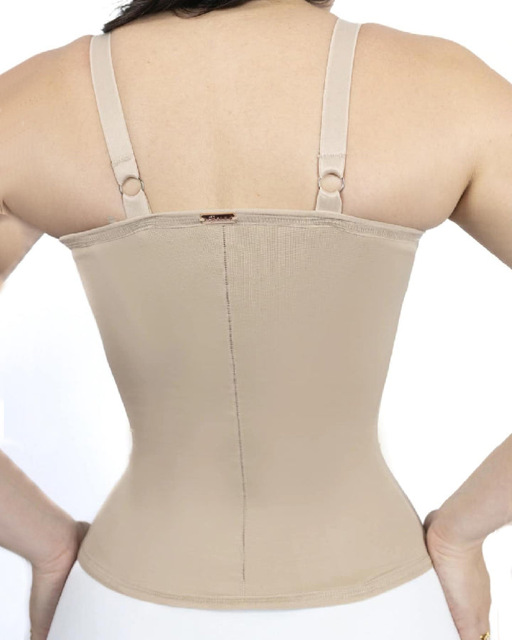 Shapshe® Nahtloses Satin Korsett 18 Stahlstäbe Spitzen Cups Bauchgürtel