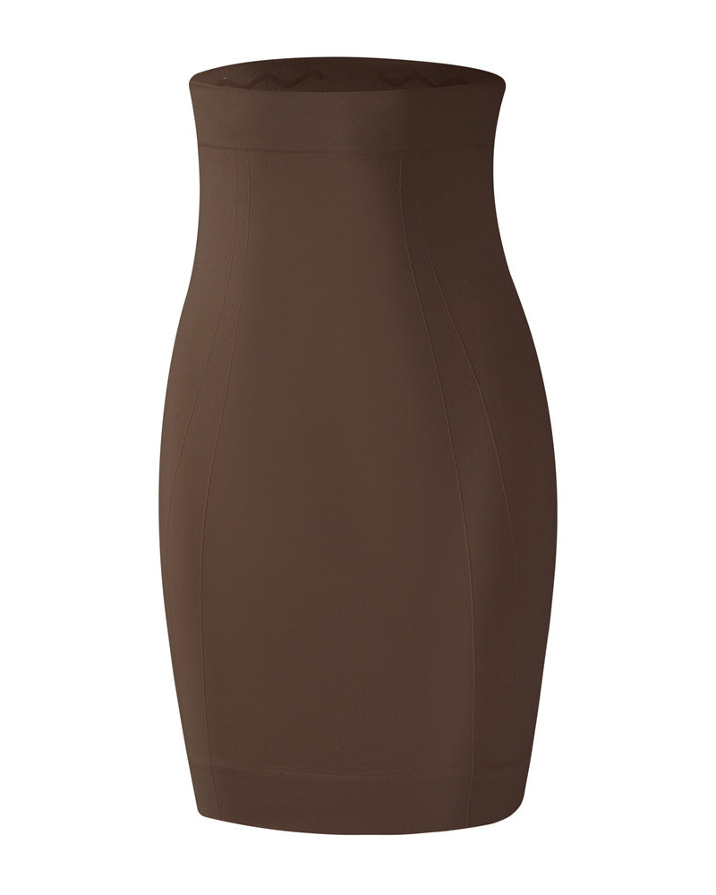 Nahtlose Hoher Taille Bauchkontrolle Rutschfeste Hüfthebende Shapewear Rock