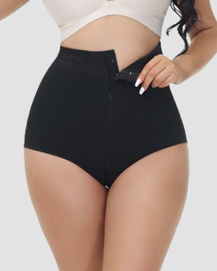 Damen Shapewear Slip Doppelter Kontrolle Po Lifter Unterwäsche