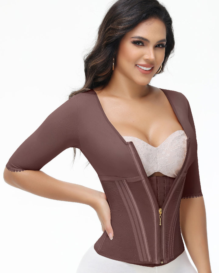 Shapshe® Fajas Colombianas V Ausschnitt Korsett Shapewear Top