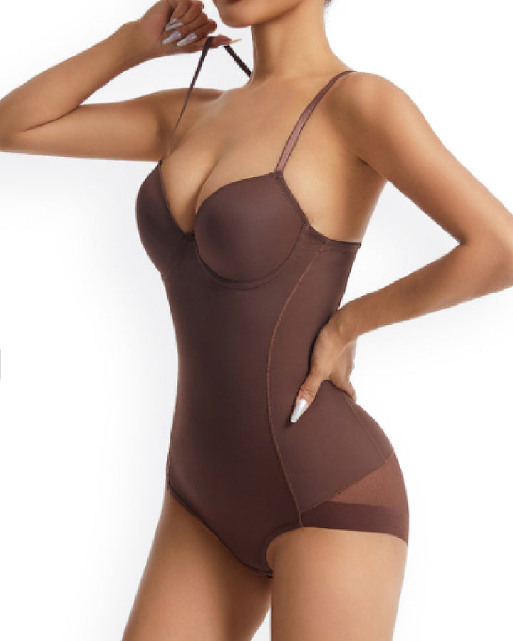 Shapshe® Brust Push up Po-Lift Bodysuit Shapewear mit BH
