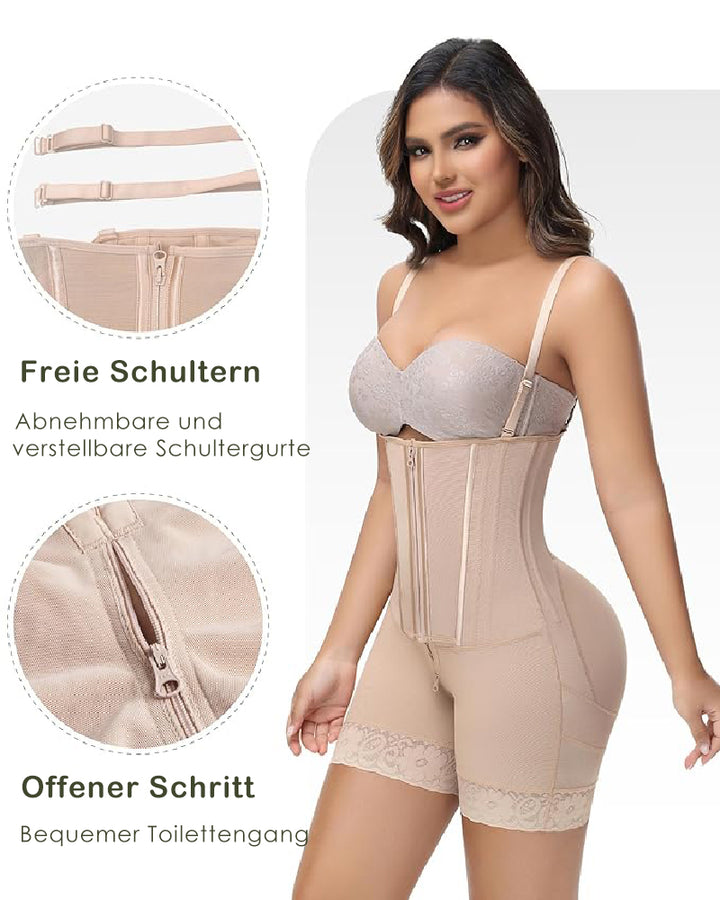 Shapshe® Hoher Kompression BBL Shapewear mit extremem Taillengürtel