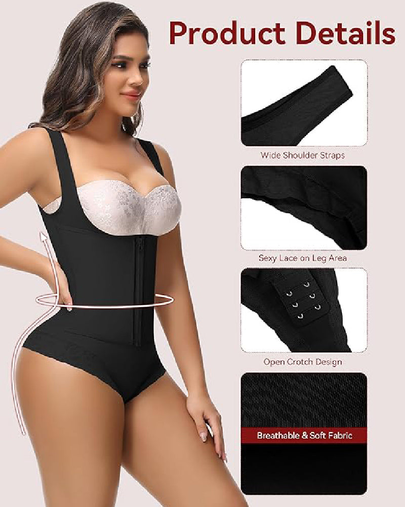 Shapshe® 2 in 1 Korsett Shapewear Bauchweg Offene Brust Fajas