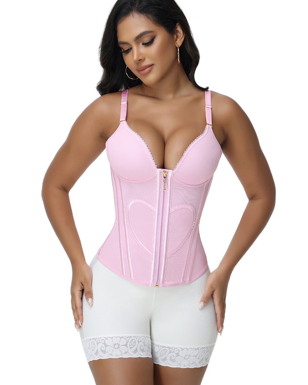 Shapshe® Fajas Colombianas Korsett Top mit Bauchstraffung und Taille Trainer