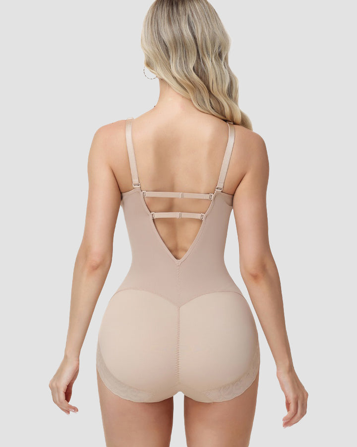 Shapshe® Spitzenbesatz Integriertem BH Shapewear Bodysuit