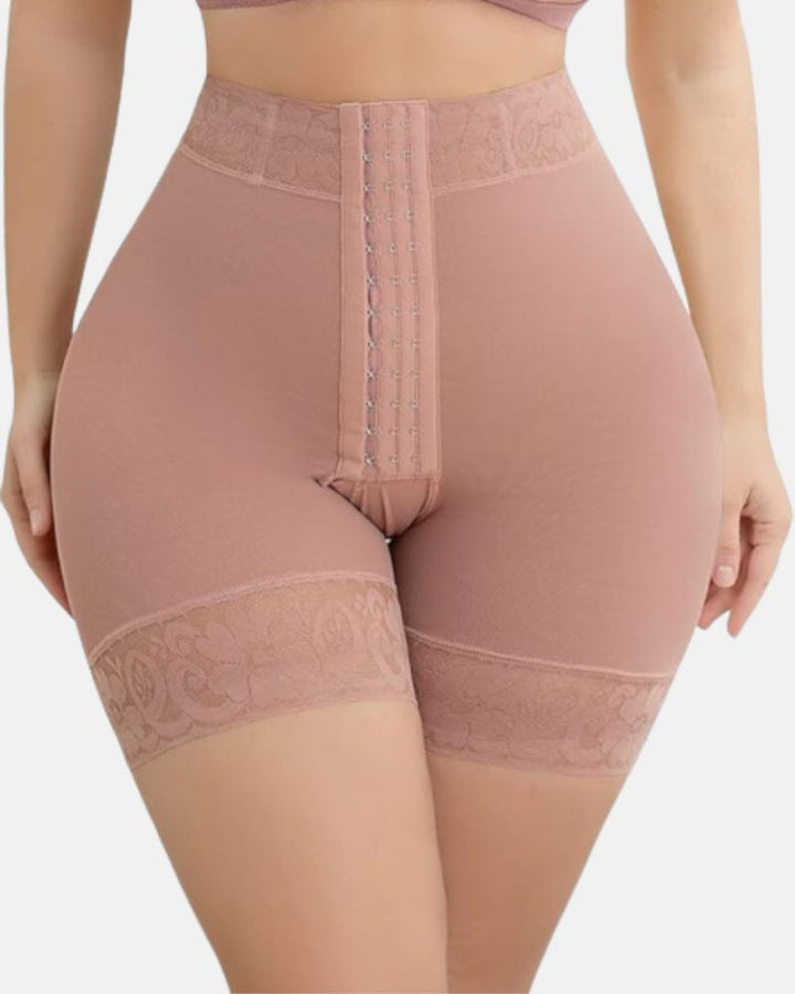 Shapshe® Damen RosybrownTummy Control Butt Lifter Schlankheitshöschen mit hoher Taille