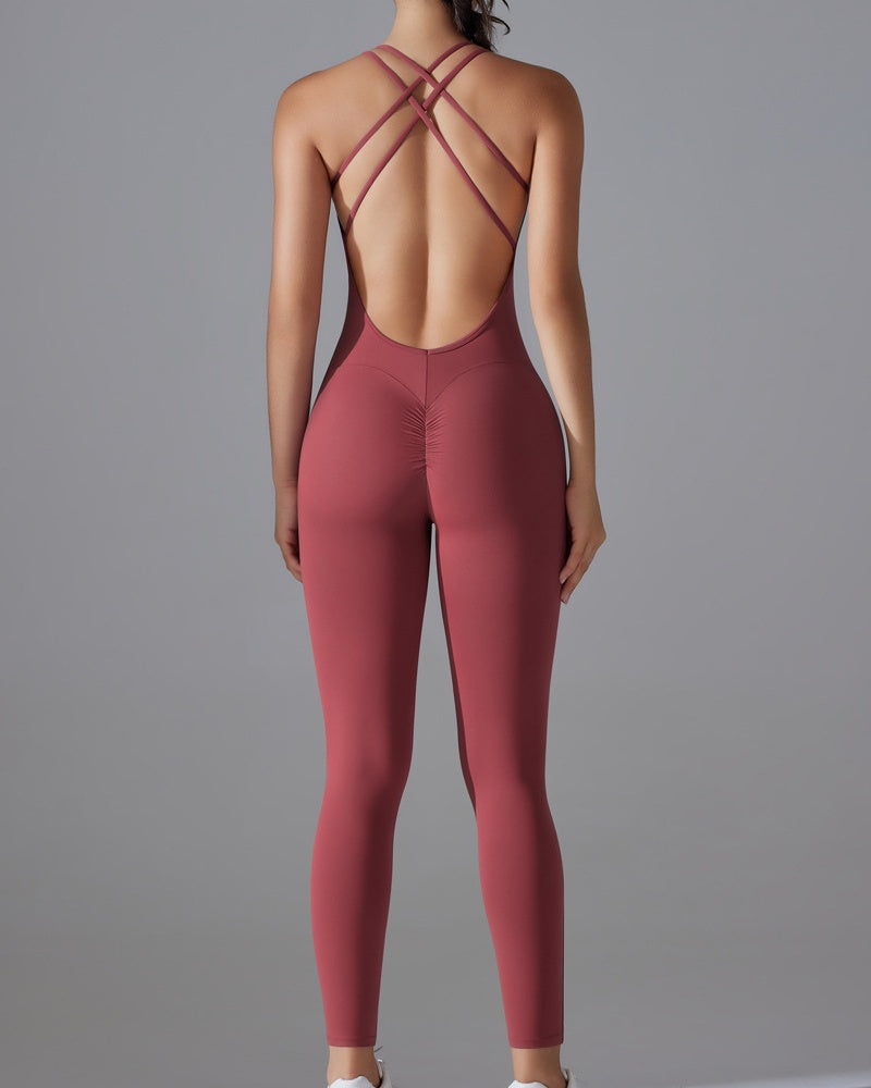 Hüfthebender Schnelltrocknender Enger Cross Body Fitness Overall