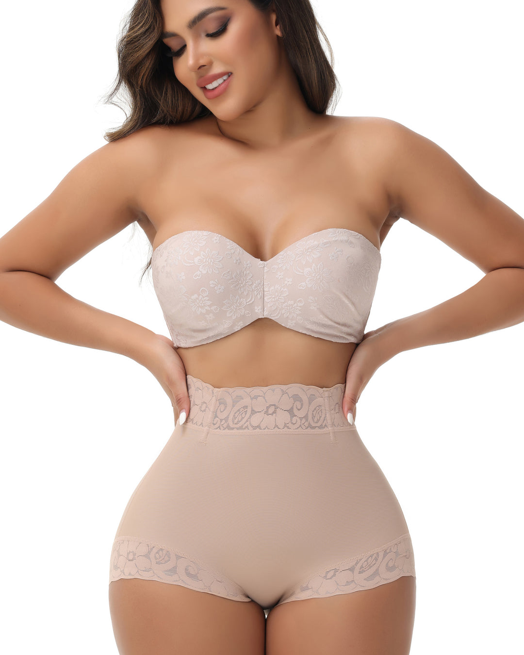 Shapshe® Nahtloser Mittlere Taille Miederhosen Po Lift Shapewear