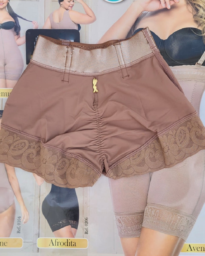 Shapshe® Niedrige Taille Spitzen Bauchweg Po Lift Faja Shorts