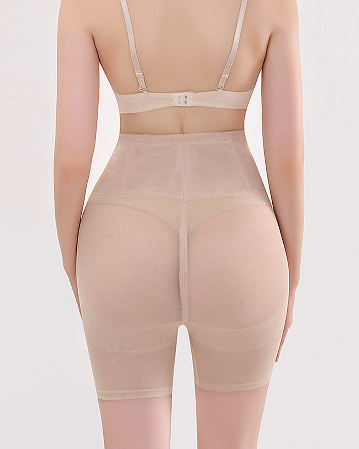 Mesh Hohe Taille Bauchweg Postpartale Formende Shorts