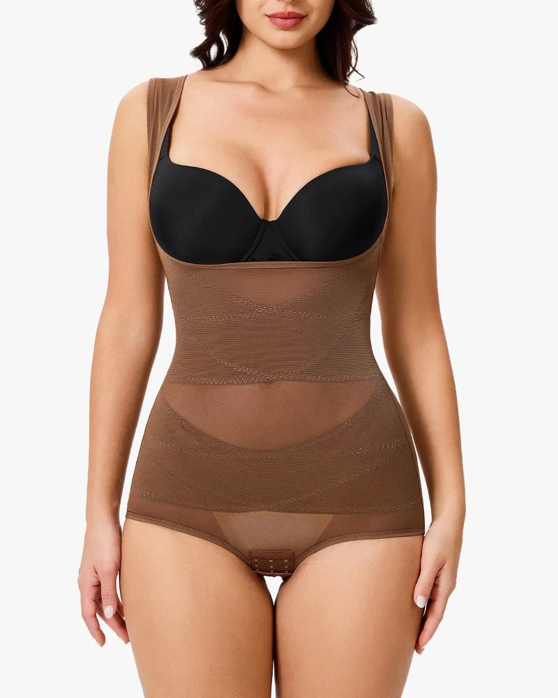 Mesh Nahtlose Taille Slimmer Korsett Hintern Shaping Shapewear Bodysuit