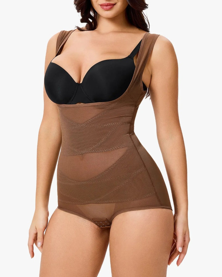 Mesh Nahtlose Taille Slimmer Korsett Hintern Shaping Shapewear Bodysuit