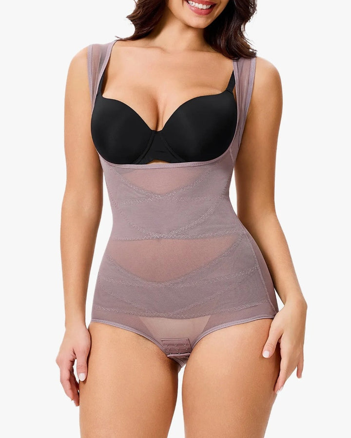 Mesh Nahtlose Taille Slimmer Korsett Hintern Shaping Shapewear Bodysuit