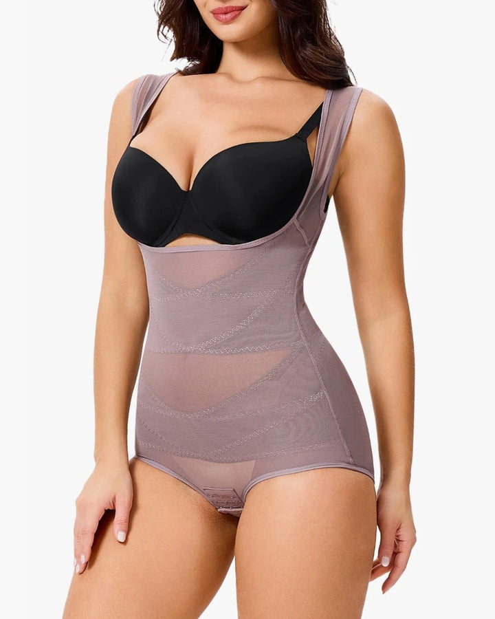 Mesh Nahtlose Taille Slimmer Korsett Hintern Shaping Shapewear Bodysuit