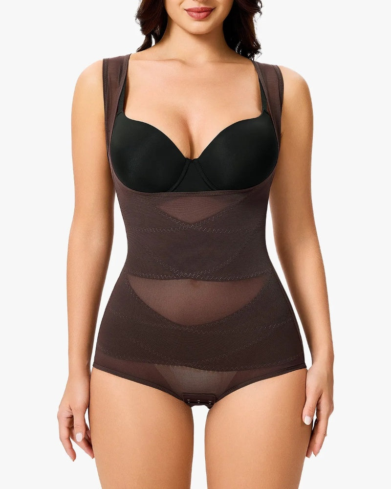 Mesh Nahtlose Taille Slimmer Korsett Hintern Shaping Shapewear Bodysuit