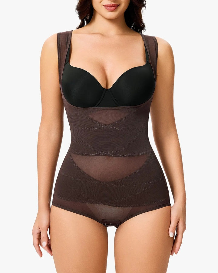 Mesh Nahtlose Taille Slimmer Korsett Hintern Shaping Shapewear Bodysuit