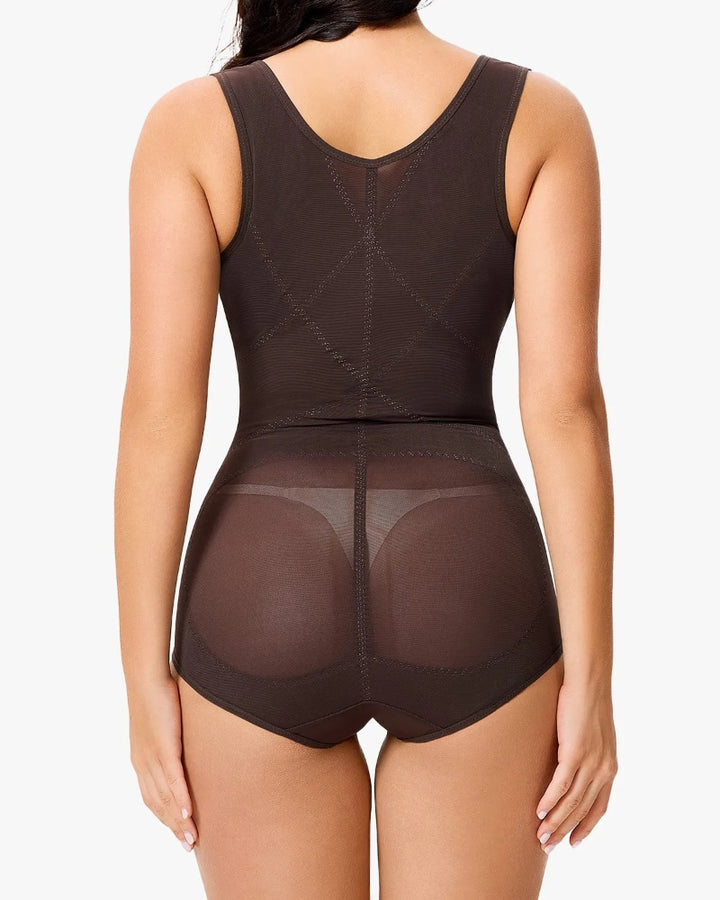 Mesh Nahtlose Taille Slimmer Korsett Hintern Shaping Shapewear Bodysuit