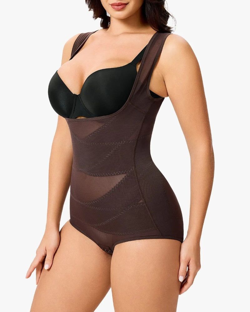 Mesh Nahtlose Taille Slimmer Korsett Hintern Shaping Shapewear Bodysuit