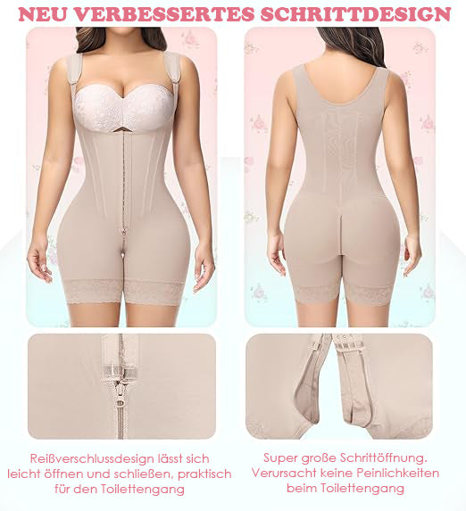 Shapshe® Fajas Colombianas Ganzkörper Bauchweg Po Lifting Shapewear