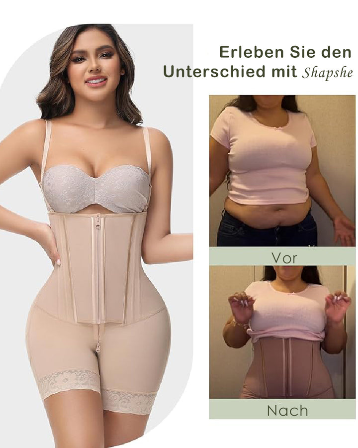 Shapshe® Hoher Kompression BBL Shapewear mit extremem Taillengürtel