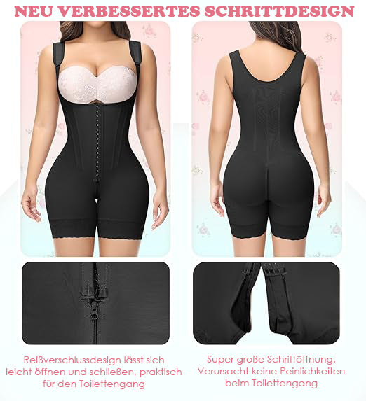 Shapshe® Fajas Colombianas Ganzkörper Bauchweg Po Lifting Shapewear