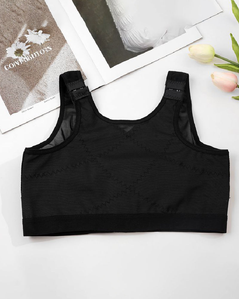 Frontverschluss Postoperative Kompression BH mit Bruststützgürtel