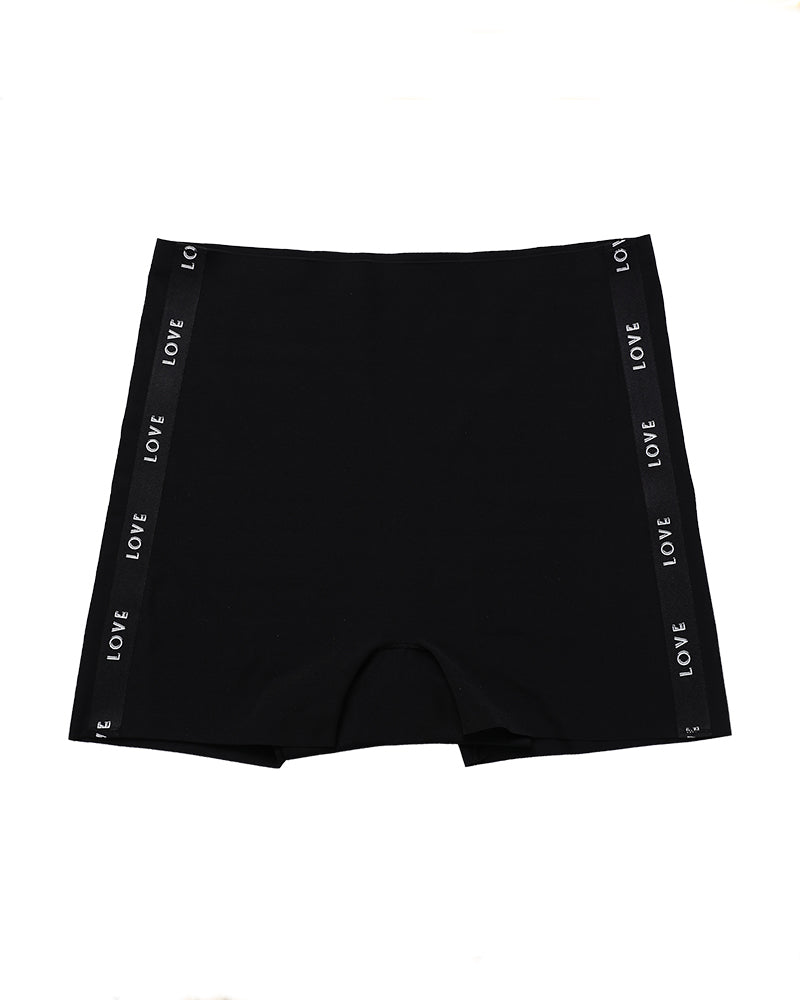 Buchstaben Webband Nahtlose atmungsaktive Shapewear Boxershorts