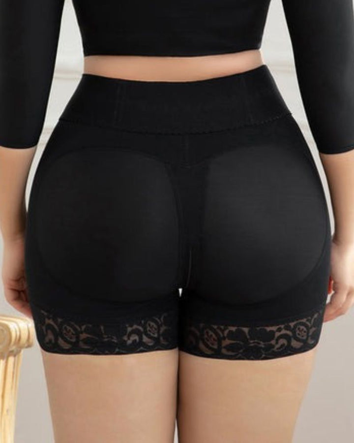 Shapshe® Schwarze Damen-Höschen zur Bauchkontrolle Po-Lifter kurz schlankmachend