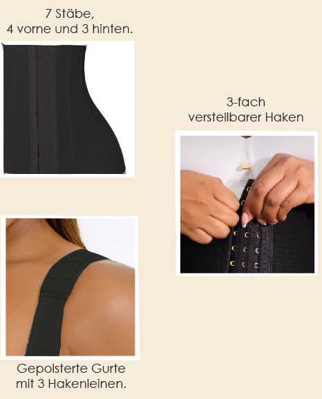 Shapshe® Kolumbianische Ganzkörper Hohe Kompression Fajas Shapewear