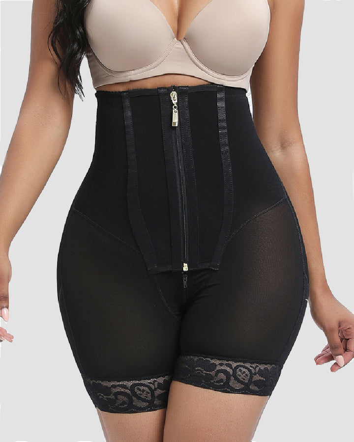 Hoher Kompression Bauchweg Shapewear Shorts BBL Mieder Faja