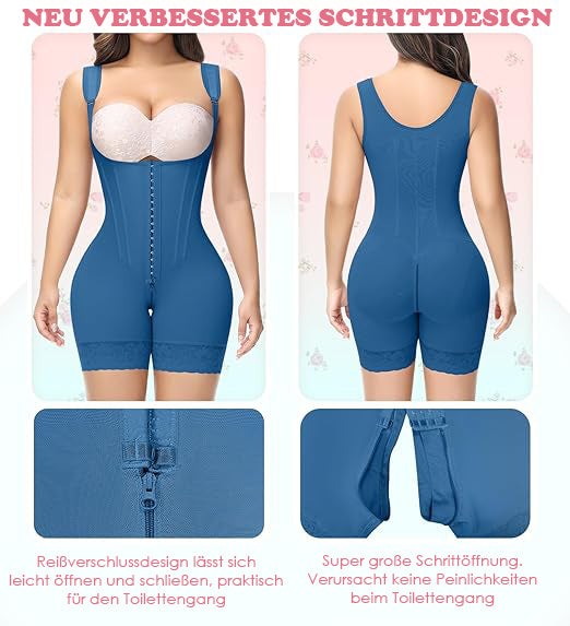 Shapshe® Fajas Colombianas Ganzkörper Bauchweg Po Lifting Shapewear