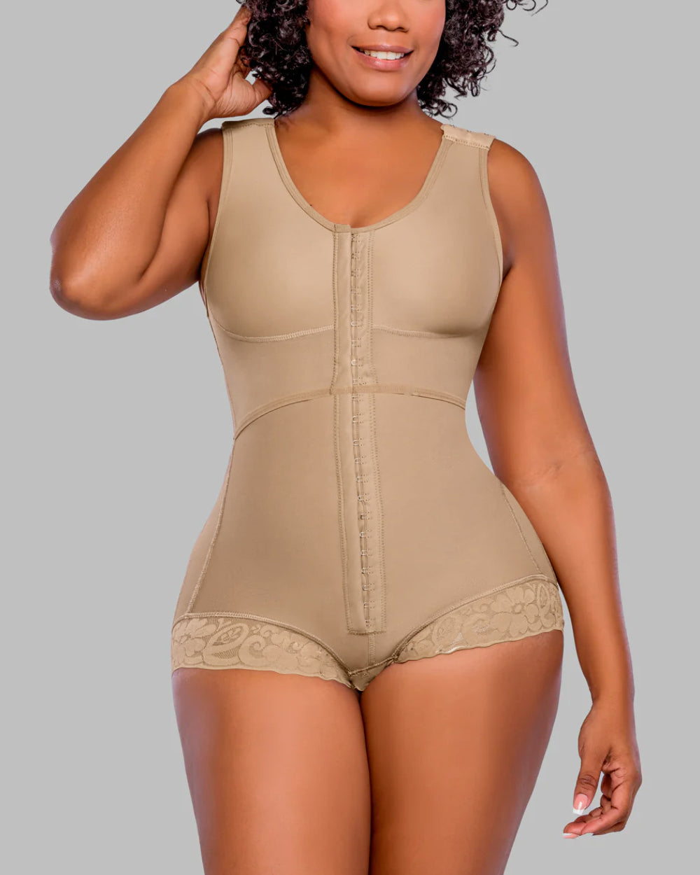 Shapshe® Butt Lifting Shapewear Bodysuit Haken und Öse Bauchkontrolle