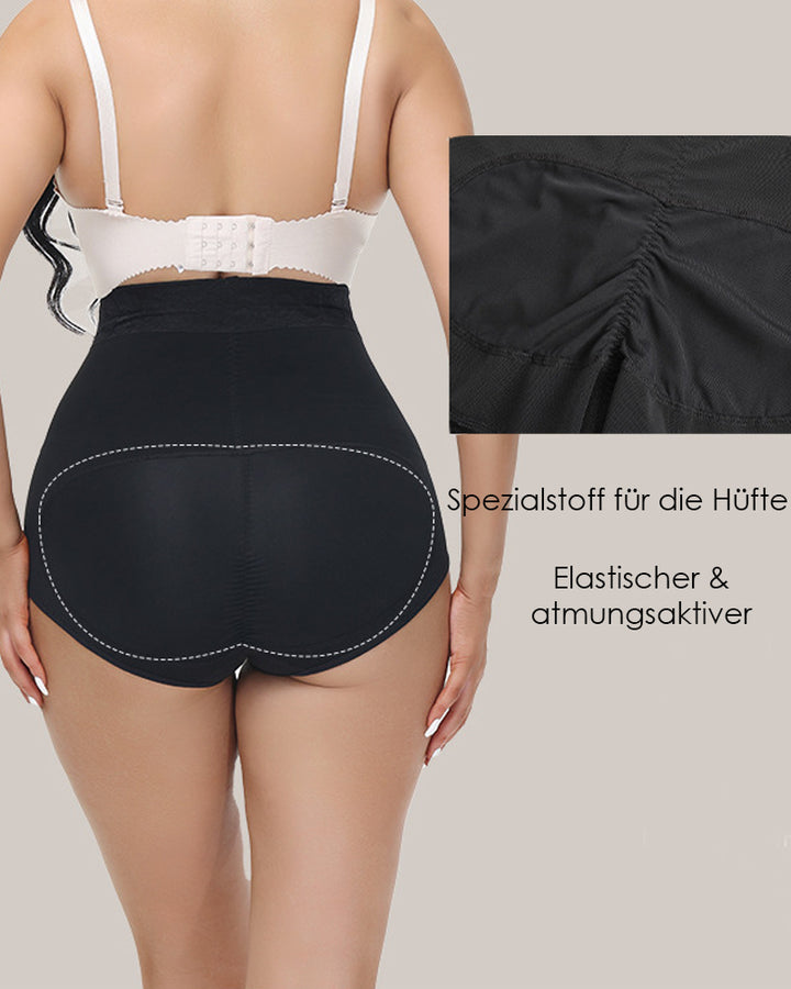 Damen Shapewear Slip Doppelter Kontrolle Po Lifter Unterwäsche
